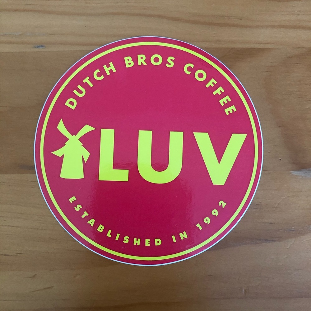 Dutch Bros Dutch Luv Sticker